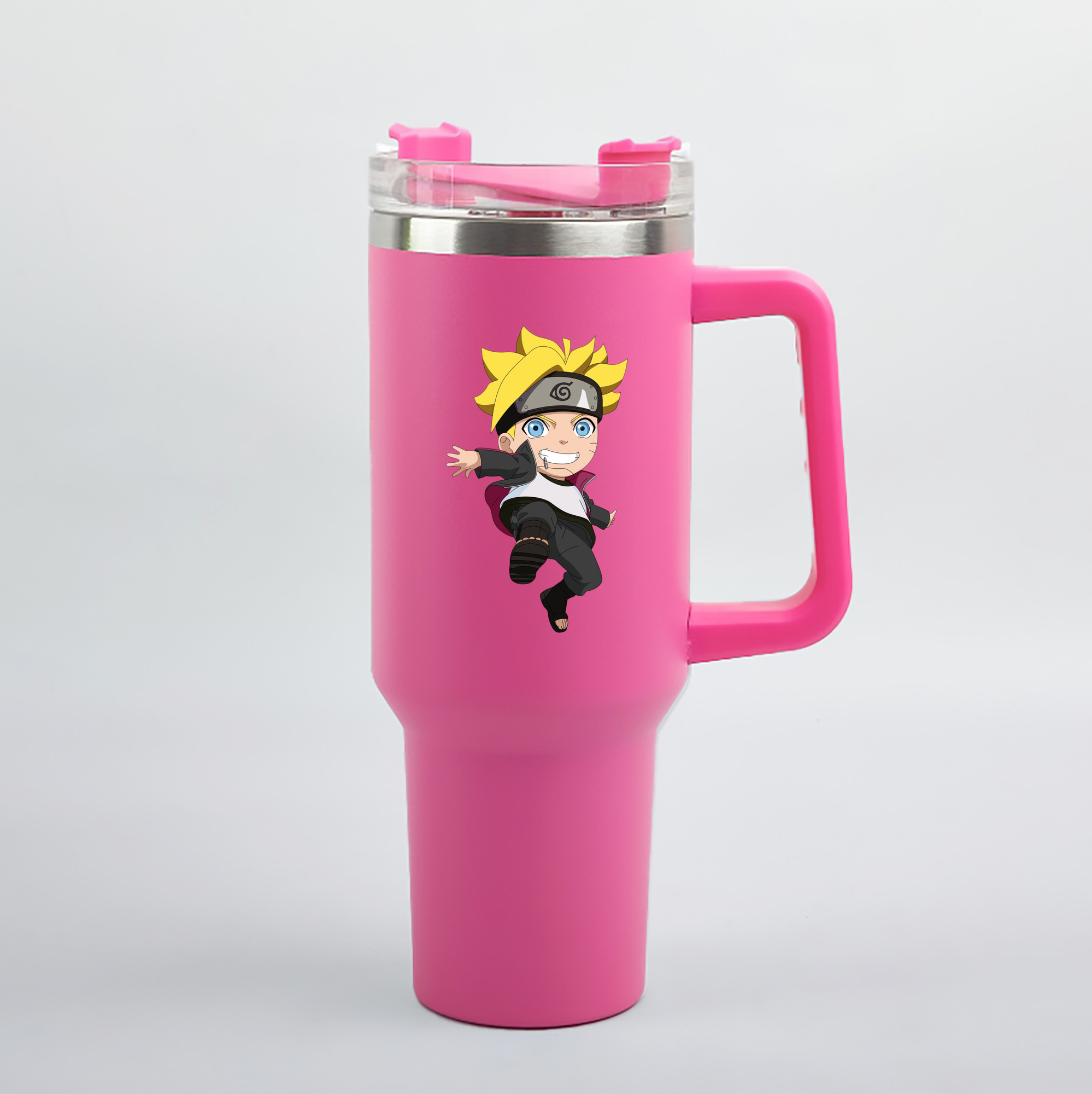 （画像用） NARUTO -ナルト- うずまき ボルト Uzumaki Boruto 1200mL車用タンブラー（カラープリント）